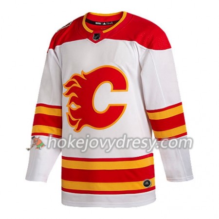 Pánské Hokejový Dres Calgary Flames Blank Adidas 2019 Heritage Classic Bílá Authentic